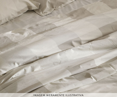 Duvet Maxi Vichy Cinza | WestwingNow