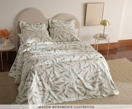 Duvet Folhagem Verde Celadon | WestwingNow