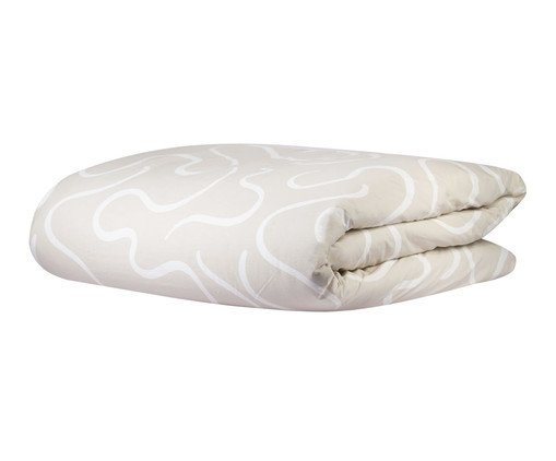 Duvet Curves Bege, Bege | WestwingNow