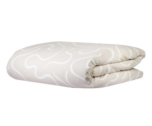 Duvet Curves Bege, Bege | WestwingNow