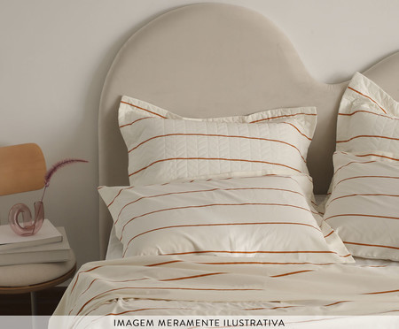 Duvet Santorini Laranja Ferrugem | Westwing