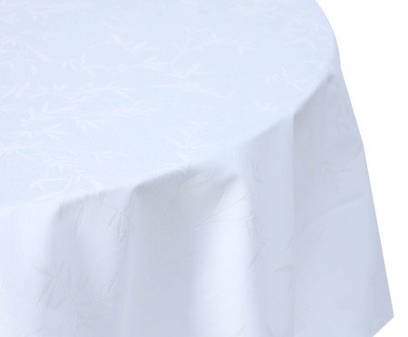 Toalha de Mesa Veríssimo Redonda - Cinza | Westwing