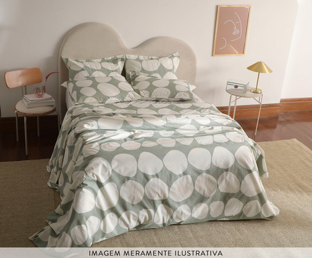 Duvet Stones Verde Celadon | WestwingNow