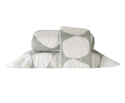 Jogo de Cobre-Leito Stones Verde Celadon, Verde Celadon | WestwingNow