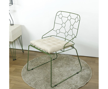 Cadeira Istambul Verde Oliva e Areia | WestwingNow