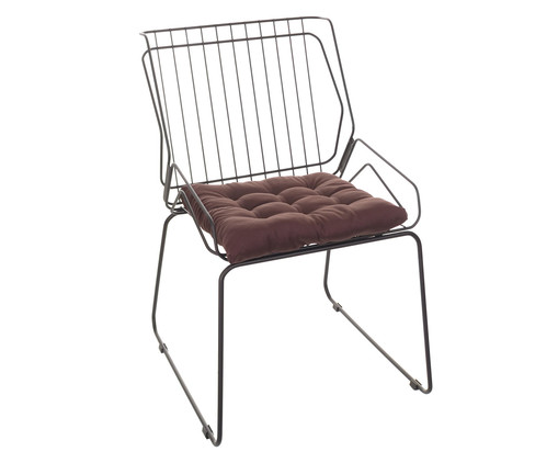 Cadeira Memphis Preta e Terracota, white | WestwingNow