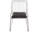 Cadeira Memphis Aço Corten Preta, white | WestwingNow