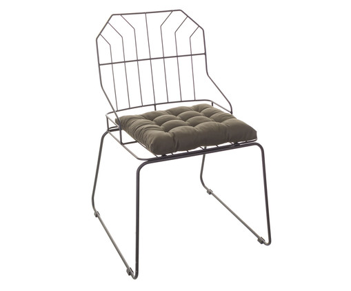 Cadeira Atenas Preta e Verde, white | WestwingNow