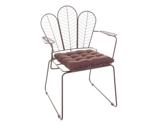 Cadeira Vegas Aço Corten e Terracota, white | WestwingNow