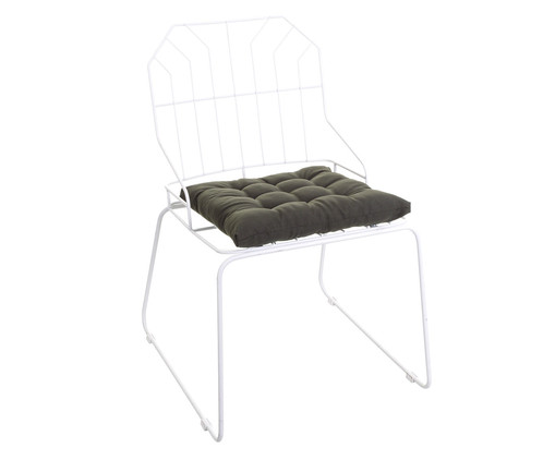 Cadeira Atenas Branca e Verde, brown | WestwingNow