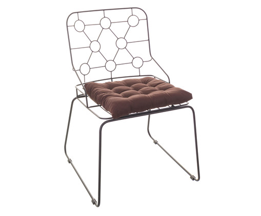 Cadeira Istambul Preta e Terracota, brown | WestwingNow
