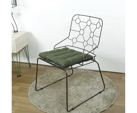 Cadeira Istambul Aço Corten Verde | WestwingNow