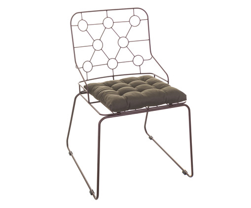Cadeira Istambul Aço Corten Verde, brown | WestwingNow