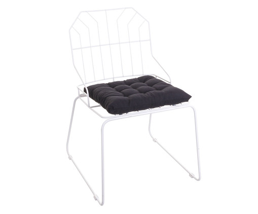 Cadeira Atenas Branca e Preta, white | WestwingNow