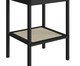 Mesa Lateral Quadrada com Prateleira Tela Oslo Nero, black | WestwingNow