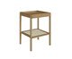 Mesa Lateral Quadrada com Prateleira Tela Oslo Hanover, Natural | WestwingNow