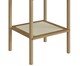 Mesa Lateral Quadrada com Prateleira Tela Oslo Hanover, Natural | WestwingNow