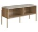 Sapateira Banco Estofada Oslo Hanover e Dourado, Natural | WestwingNow