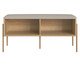 Sapateira Banco Estofada Oslo Hanover e Dourado, Natural | WestwingNow