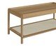 Mesa de Centro Retangular com Prateleira Tela Oslo Hanover, Natural | WestwingNow