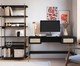 Estante Tela Oslo Nero e Dourado, black | WestwingNow