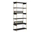 Estante Tela Oslo Nero e Dourado, black | WestwingNow