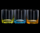 Jogo de Copos para Uísque em Cristal Shari - Colorido, Multicolorido | WestwingNow