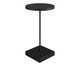 Mesa Lateral Redonda Luppo Nero e Preto, black | WestwingNow