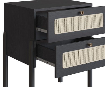 Mesa de Cabeceira Tela II Oslo Nero | Westwing