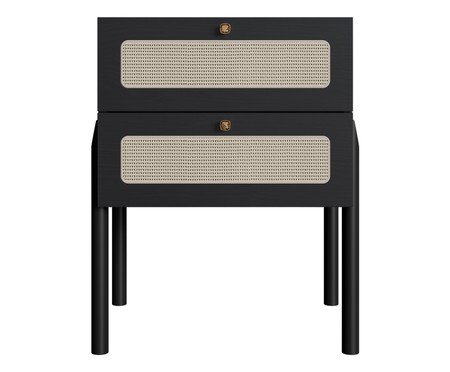 Mesa de Cabeceira Tela II Oslo Nero | Westwing