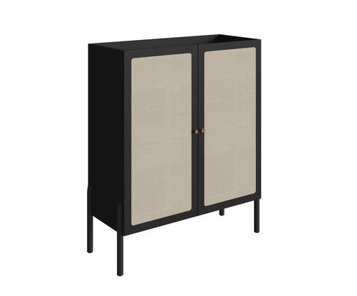 Cristaleira Bar Tela Oslo Nero, black | WestwingNow
