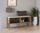 Sapateira Banco Estofada Oslo Hanover, Natural | WestwingNow