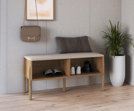 Sapateira Banco Estofada Oslo Hanover | Westwing