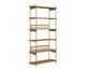 Estante Tela Oslo Hanover e Dourado, Natural | WestwingNow