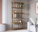 Estante Tela Oslo Hanover e Dourado, Natural | WestwingNow