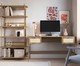 Estante Tela Oslo Hanover e Dourado, Natural | WestwingNow
