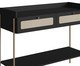 Aparador Tela Oslo Nero e Dourado, black | WestwingNow