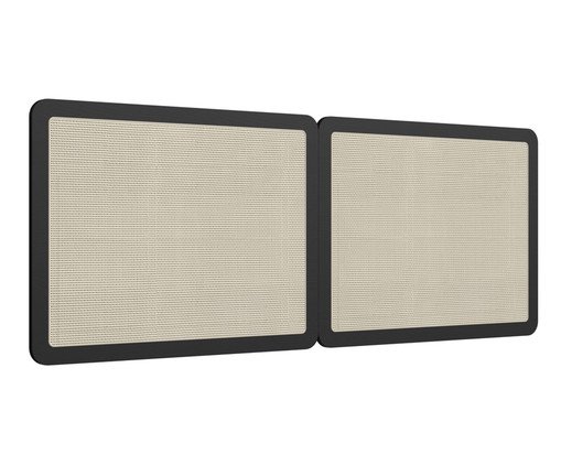 Cabeceira Tela Oslo Nero, black | WestwingNow