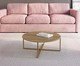 Mesa de Centro Redonda Industrial Hanover e Dourado, Natural | WestwingNow