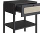 Mesa de Cabeceira Tela Oslo Nero, black | WestwingNow