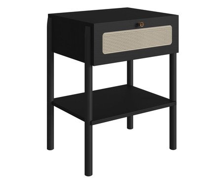 Mesa de Cabeceira Tela Oslo Nero | Westwing
