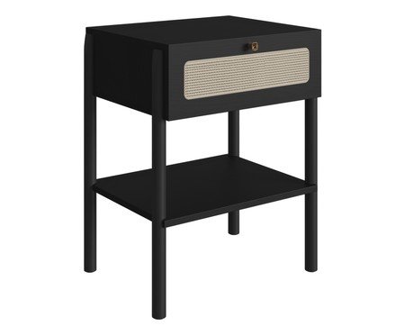 Mesa de Cabeceira Tela Oslo Nero | Westwing