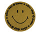 Capacho Smile Dourado, Dourado | WestwingNow