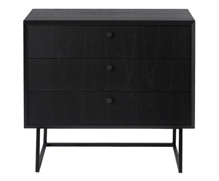 Mesa de Cabeceira Cecília Preta | Westwing