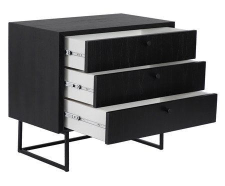 Mesa de Cabeceira Cecília Preta | Westwing