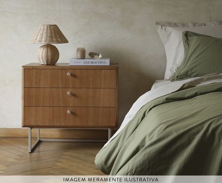 Mesa de Cabeceira Cecília Natural | Westwing