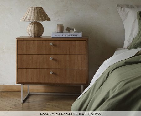 Mesa de Cabeceira Cecília Natural | Westwing