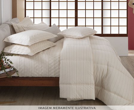 Jogo de Lençol Listras Wabi 200 Fios | Westwing