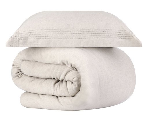 inativo_Jogo de Duvet Linen Liège, white,multicolor | WestwingNow
