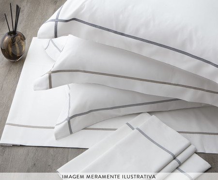 inativo_Fronha Navy Fendi 200 Fios - 50X70cm | Westwing